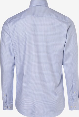 Profuomo Slim fit Overhemd in Blauw