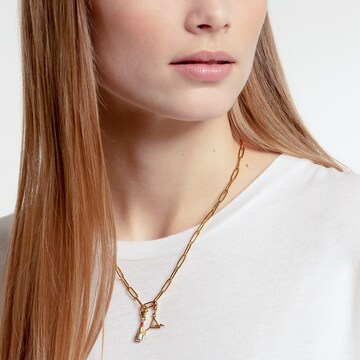 Thomas Sabo Hangers 'Roter Lippenstift' in Goud