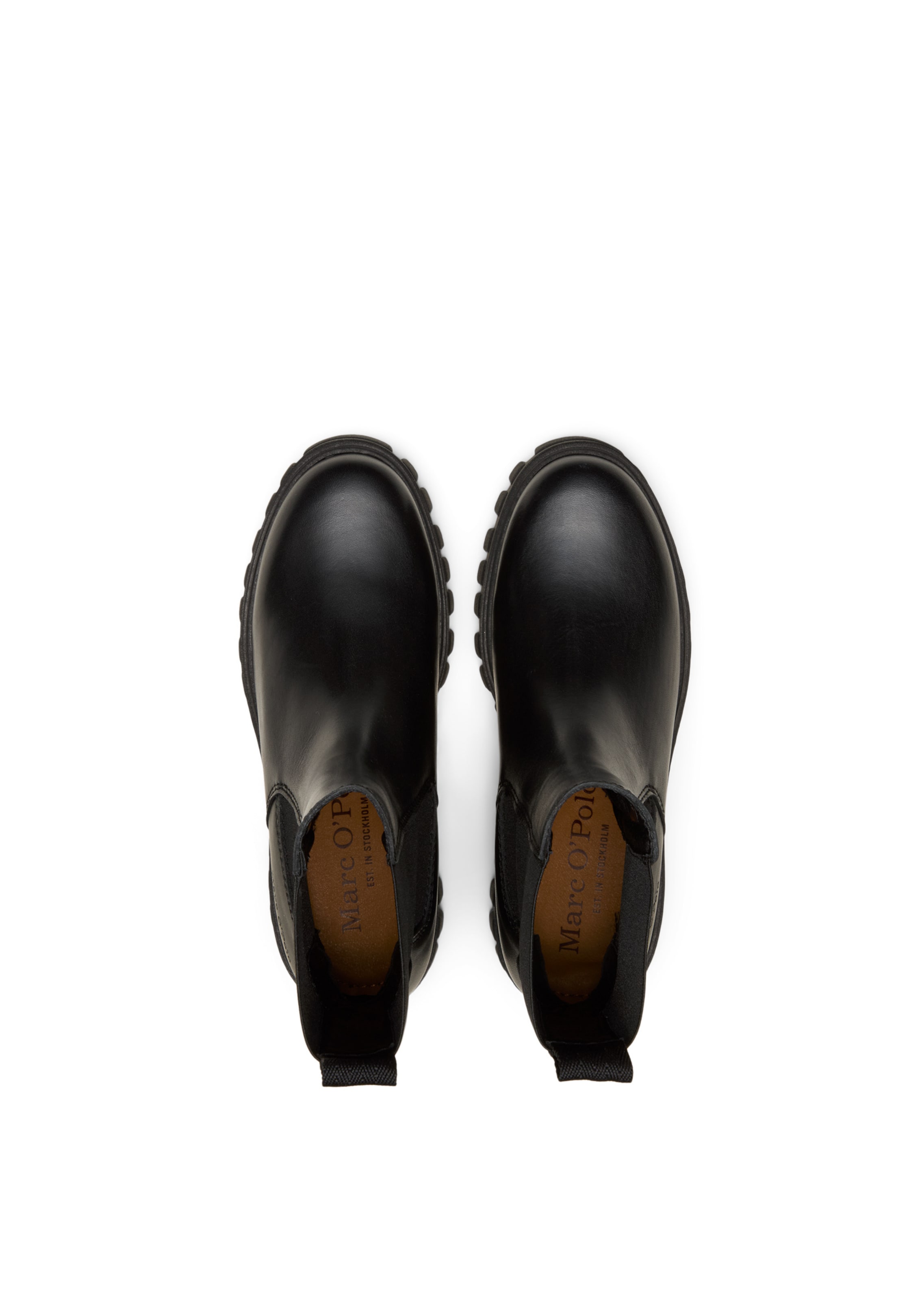 Marc O'Polo Chelsea boots 'Valva' in Zwart