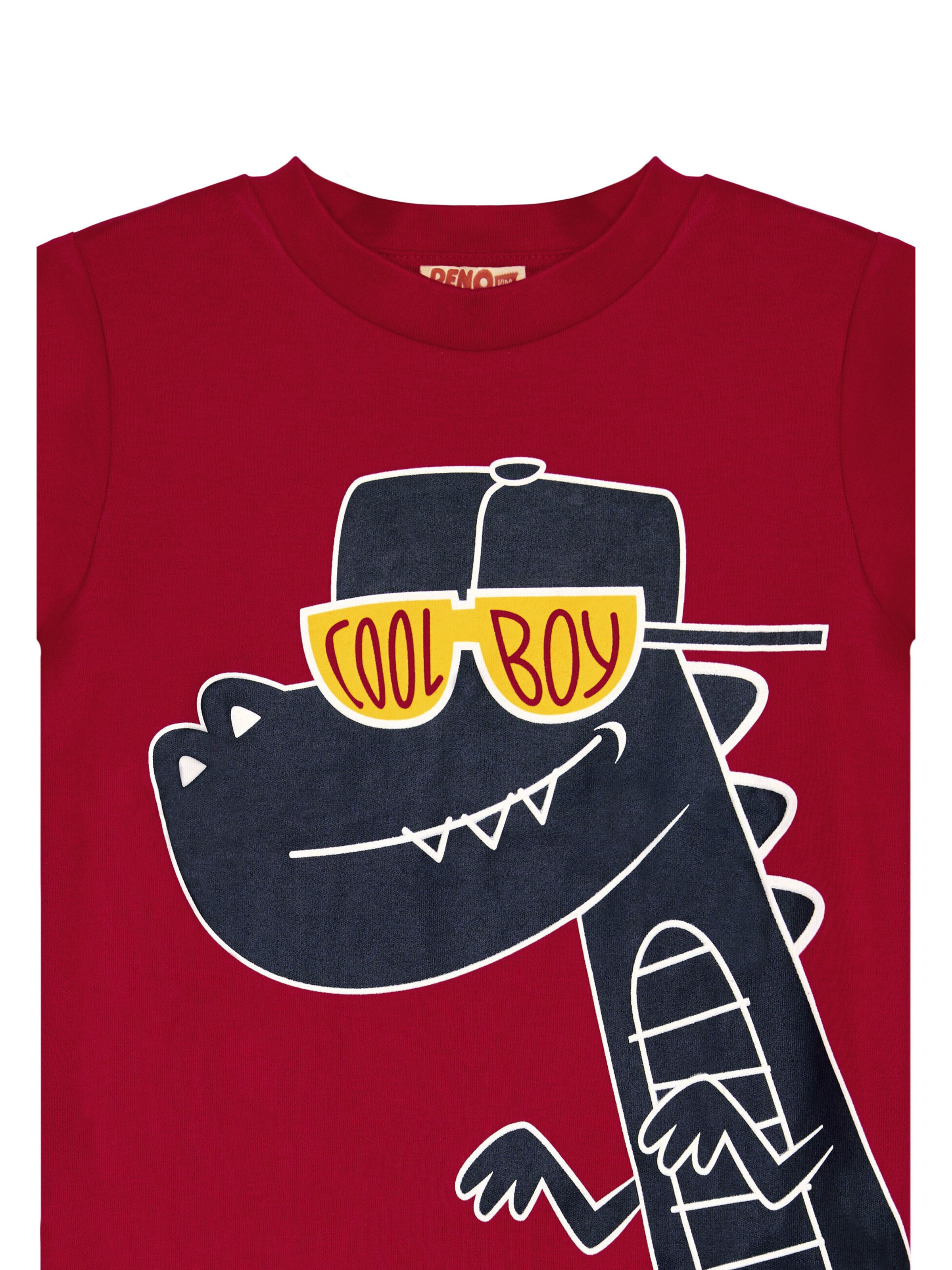 Denokids Tracksuit 'Cool Dino' in Red