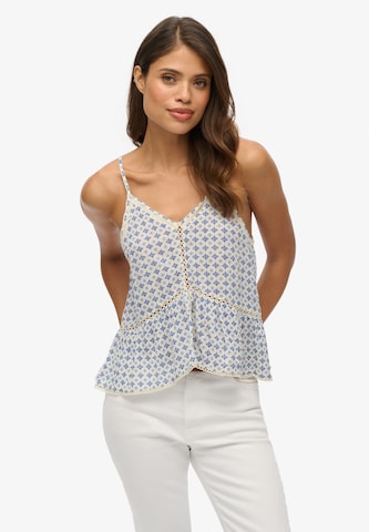 Superdry Top in Blauw: voorkant
