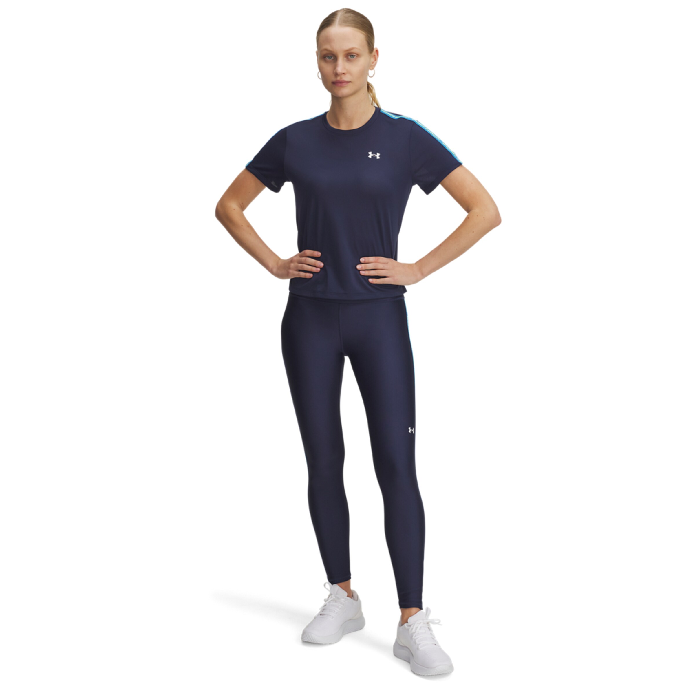 UNDER ARMOUR Skinny Sportbroek in Blauw