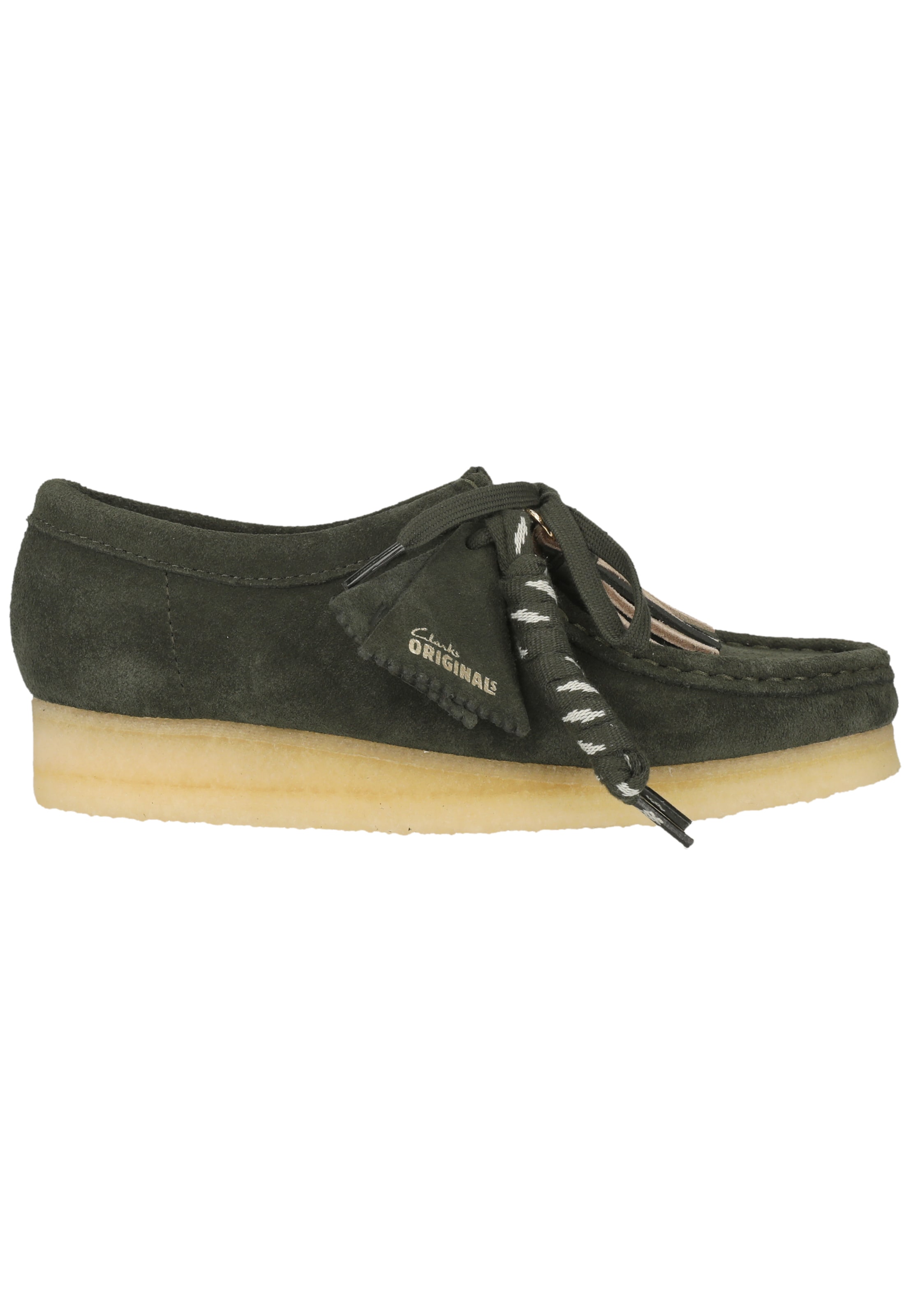 CLARKS Veterschoen 'Wallabee' in Groen