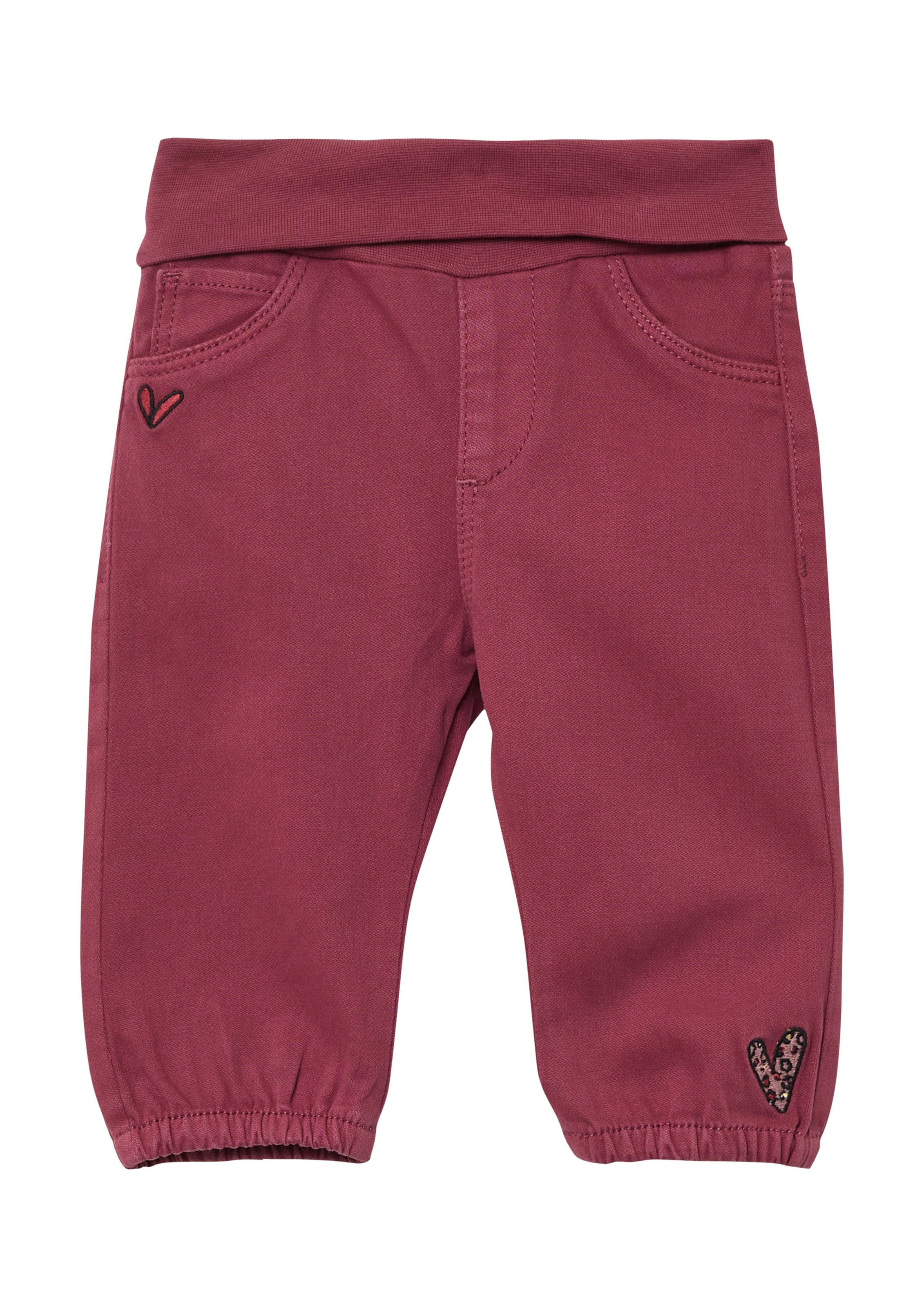 Effilé Pantalon s.Oliver en rose : devant
