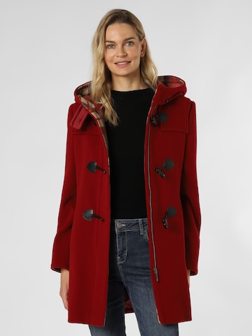 GIL BRET Between-Seasons Coat in Red: front