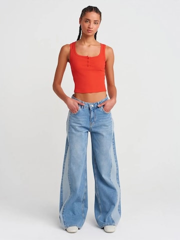 Dilvin Top in Oranje
