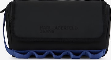 KARL LAGERFELD JEANS Toilettilaukku värissä musta: etupuoli