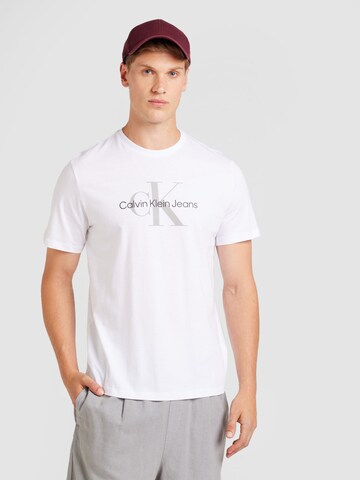 Calvin Klein Jeans Shirt 'HERO' in White: front