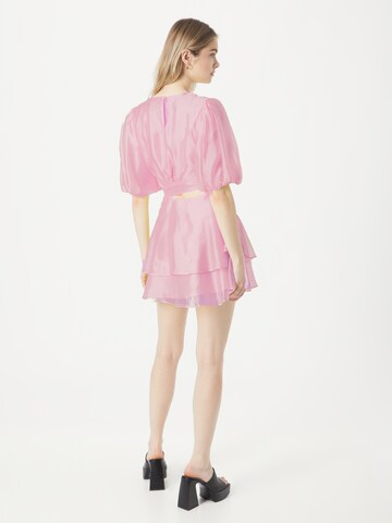 Bardot Dress 'Enya Organza' in Pink