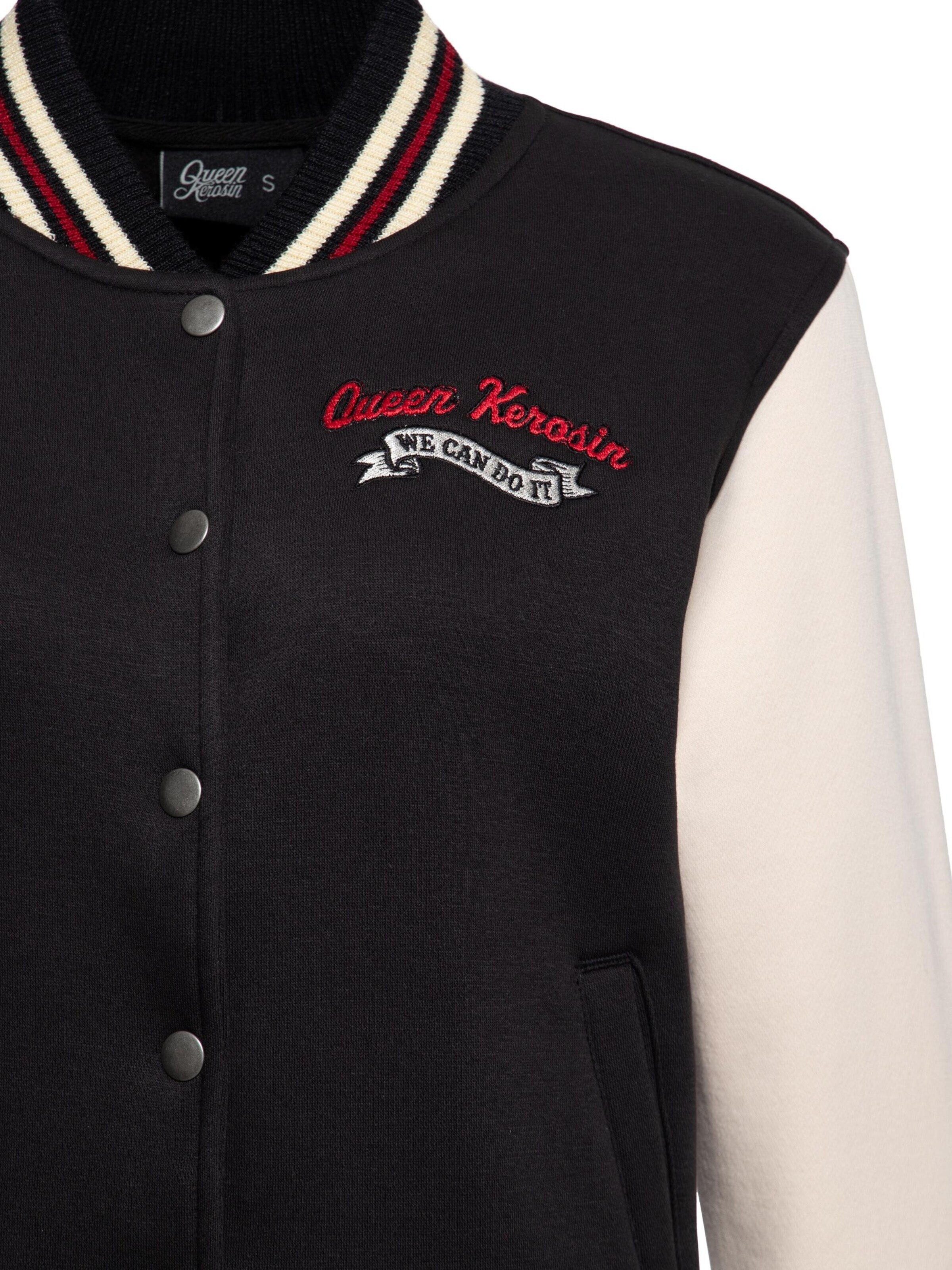 Queen Kerosin Sweatjacke 'We Can Do It'‌‌‌‌‌ in Lila