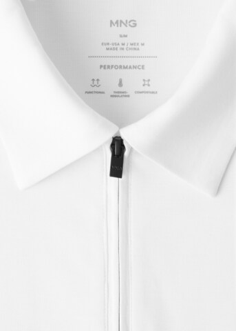 MANGO MAN Poloshirt 'Laziozml' in Weiß