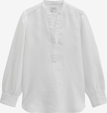 Marc O'Polo Blouse in Wit: voorkant