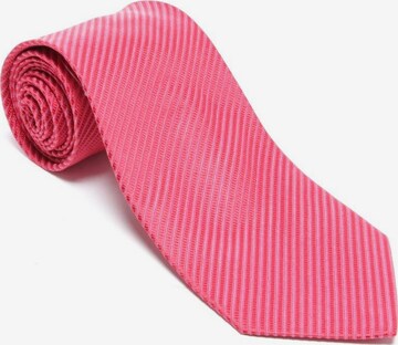 BOSS Tie & Bow Tie in One size in Pink: front