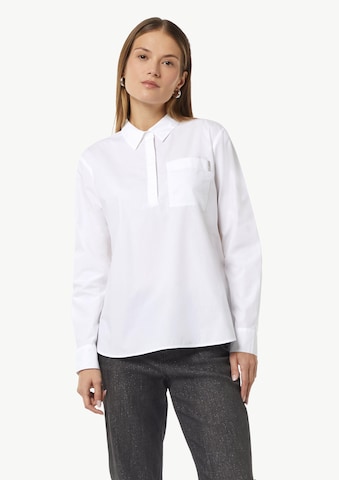 comma casual identity Bluse in Weiß: Vorderseite