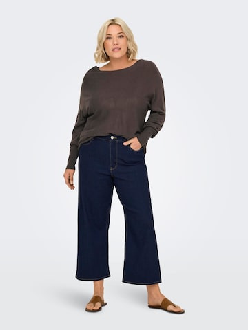 Pull-over 'CARAIDA' ONLY Carmakoma en marron