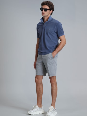 Coupe slim Pantalon chino 'ZEGLER' Lufian en gris