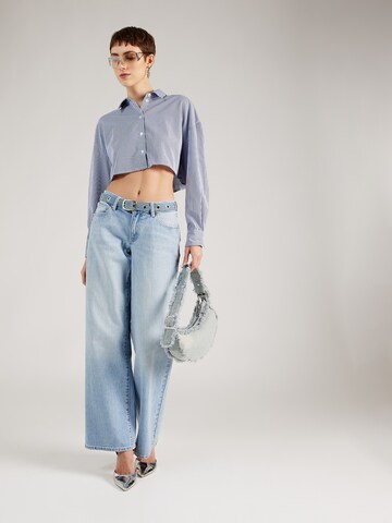 Abrand Wide Leg Jeans 'Gina' in Blau