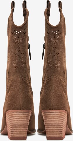 CESARE GASPARI Cowboy Boots in Brown