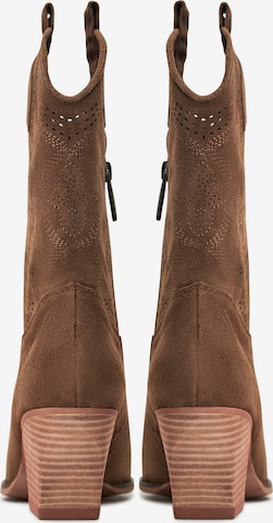 CESARE GASPARI Cowboy Boots in Brown