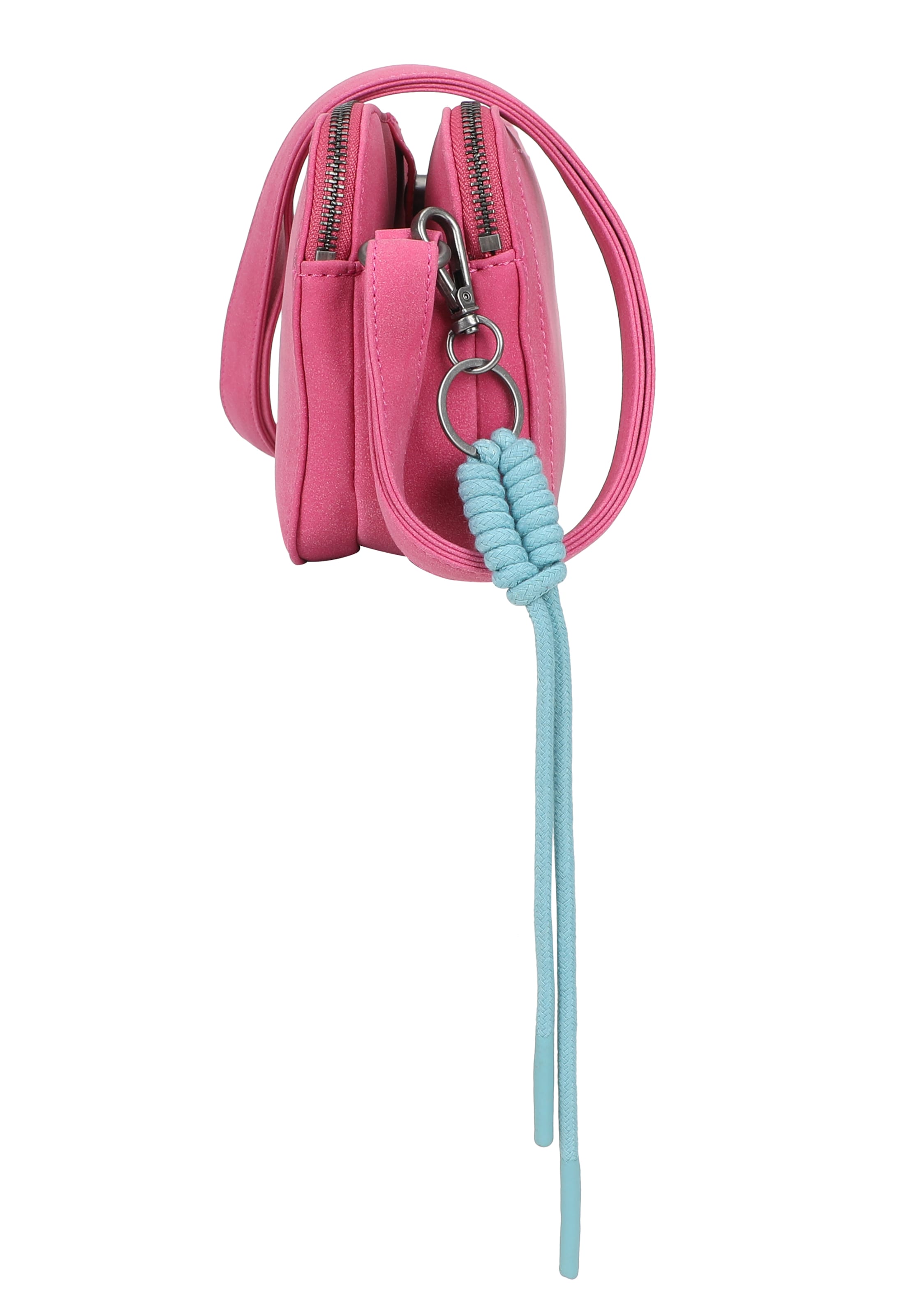 Fritzi aus Preußen Crossbody Bag 'Jony Suede Jacky' in Pink