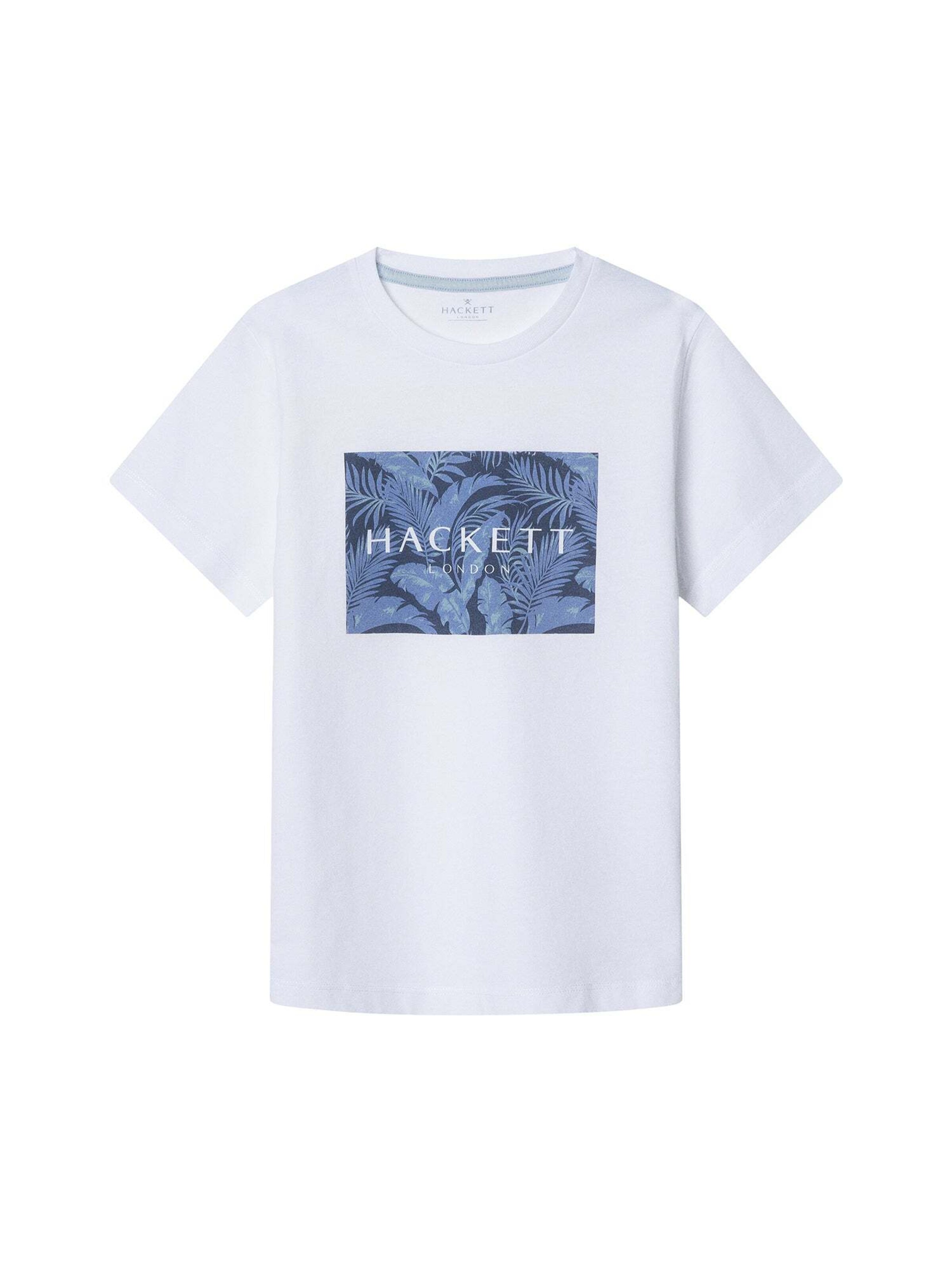 T-Shirt Hackett London en blanc : devant