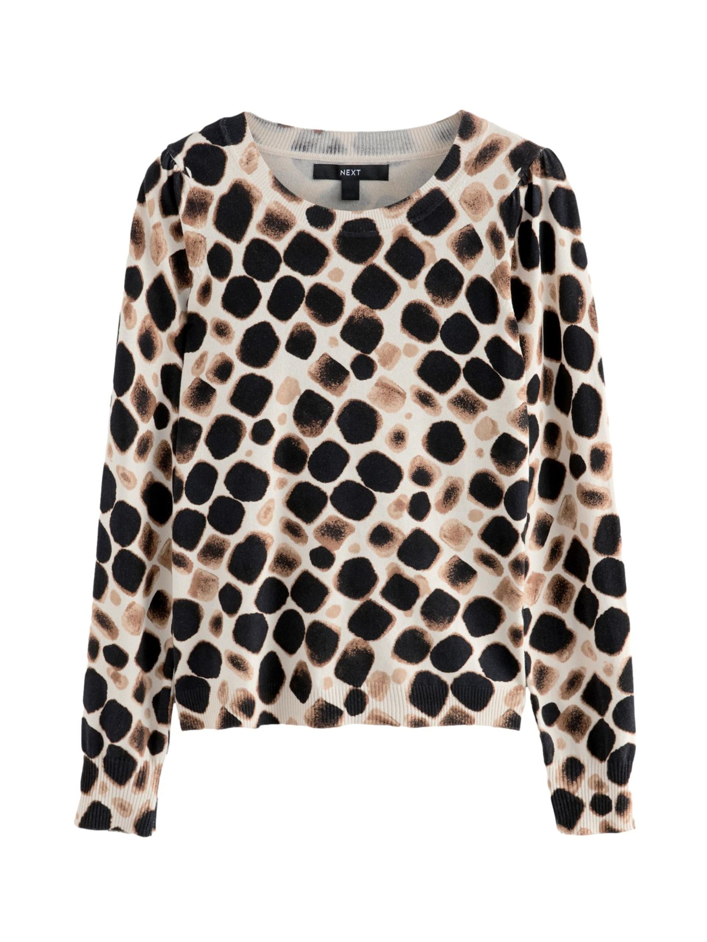 Pull-over Next en marron : devant