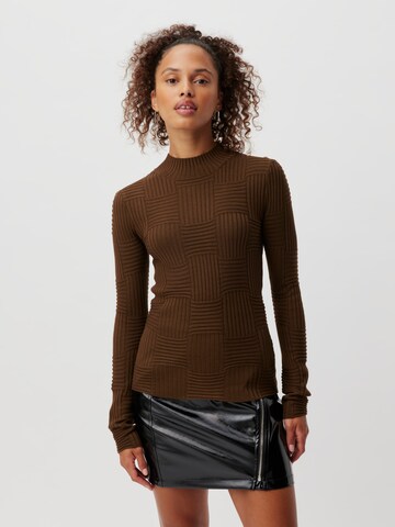 LeGer by Lena Gercke Pullover 'Isabella' i brun: forside