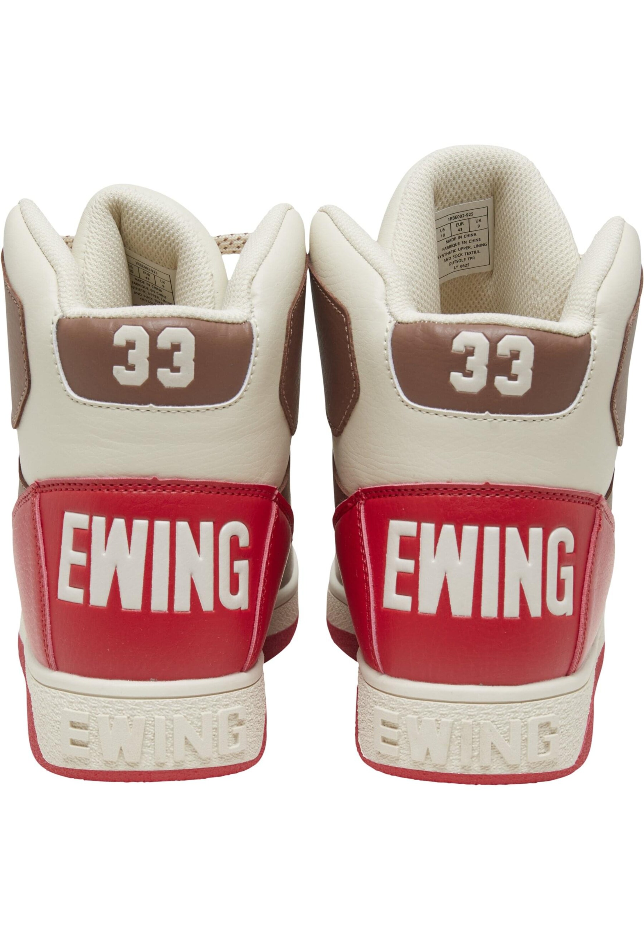 Ewing High-Top Sneakers 'Rebound' in Beige