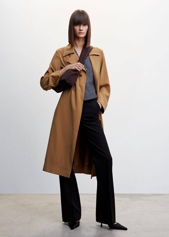 MANGO Between-Seasons Coat 'Taxi' in Brown