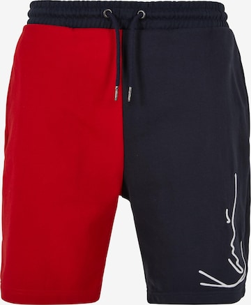 Karl Kani Regular Trousers in Blue: front