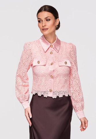 Ombre Blouse in Roze