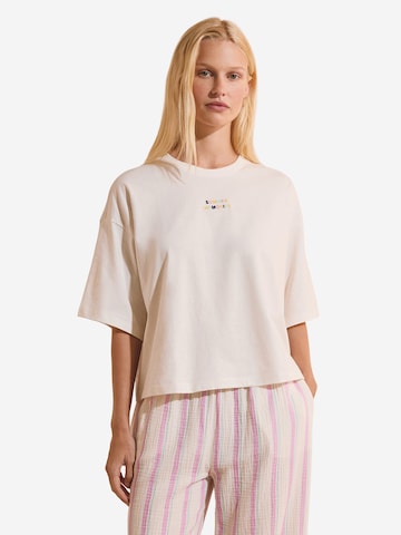 ETAM Schlafshirt 'Almia' in Beige: Vorderseite