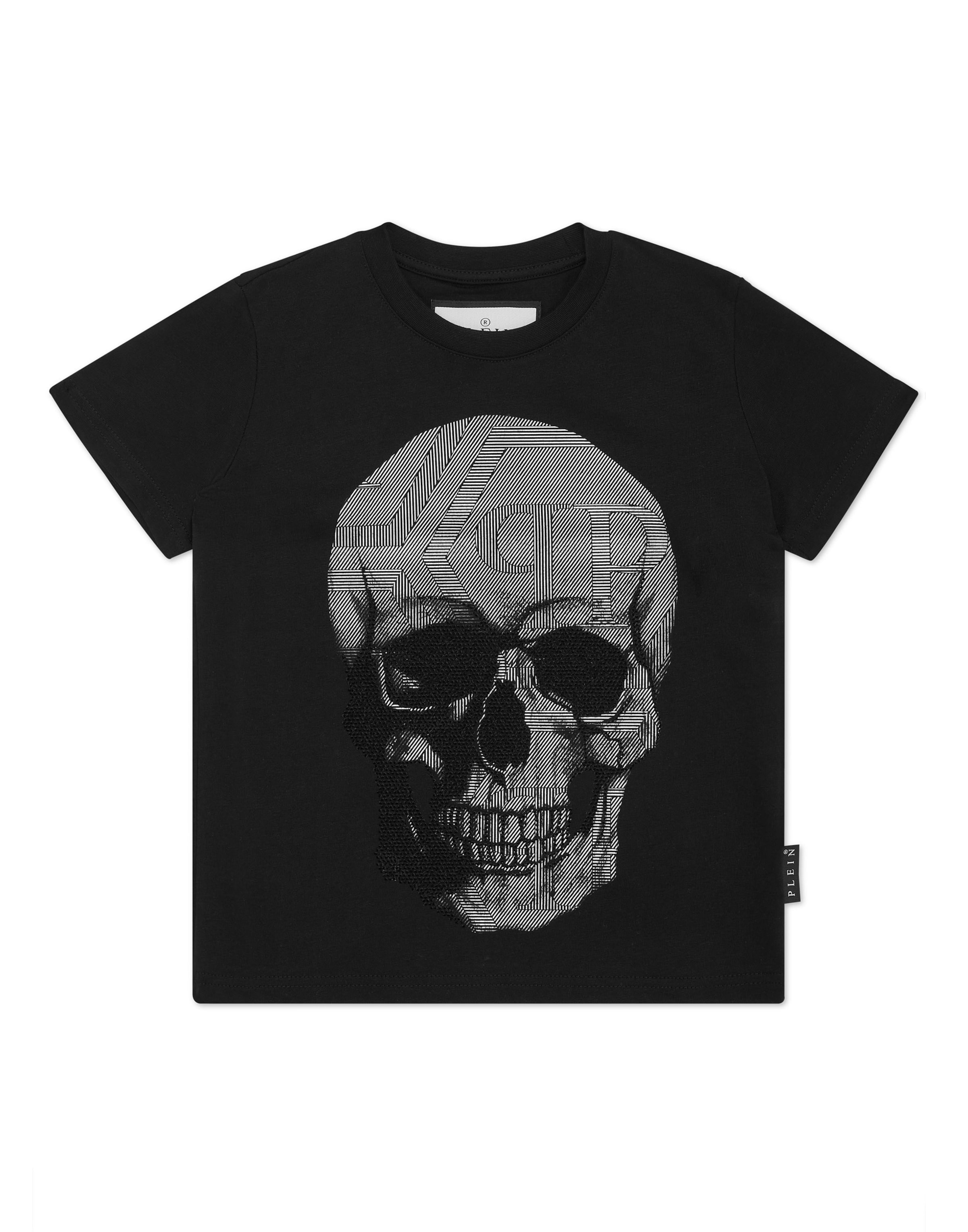 Philipp Plein - Camiseta en negro: frente