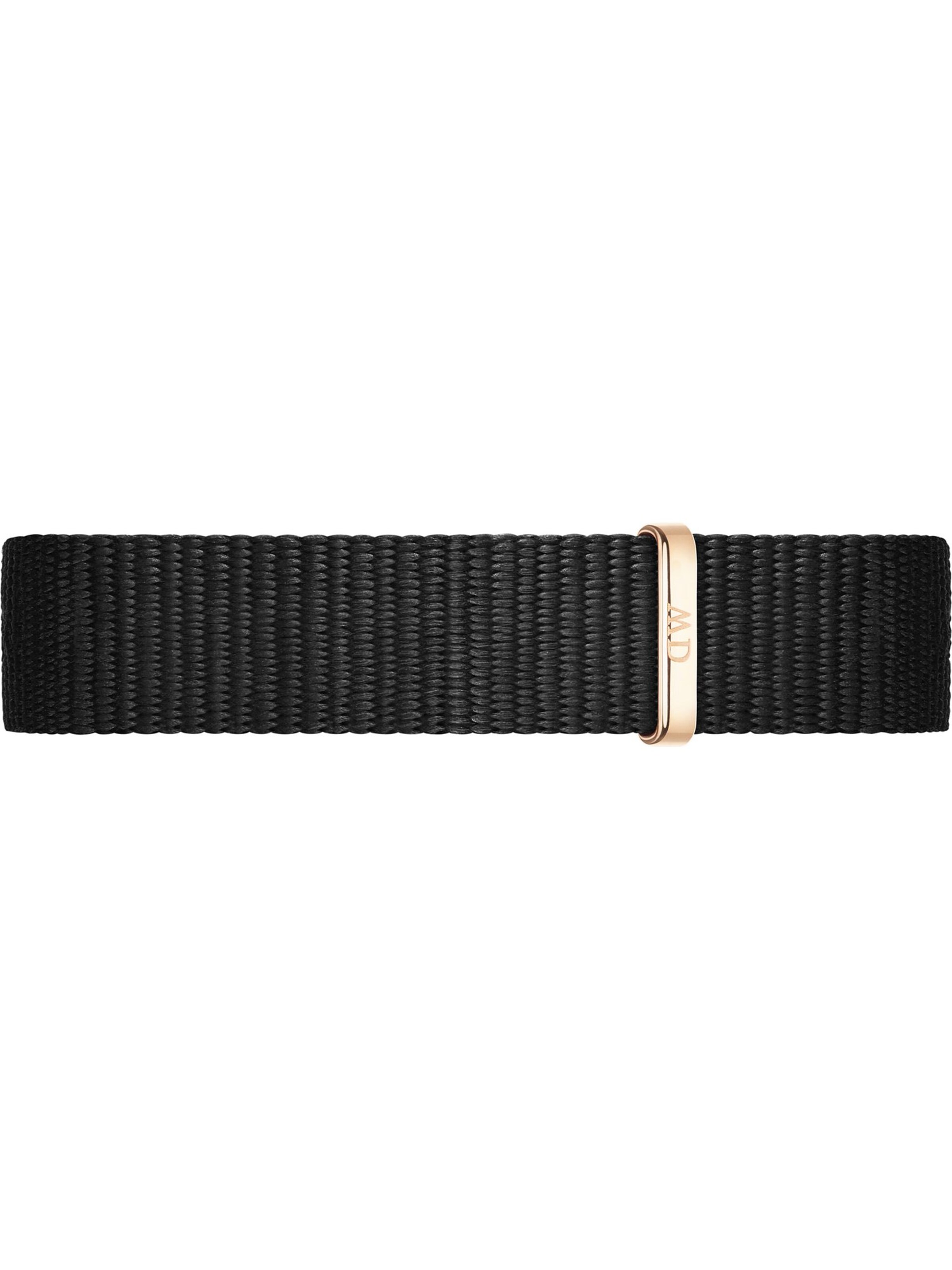Daniel Wellington Uhrenarmband in Schwarz: Vorderseite