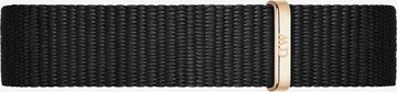 Daniel Wellington Uhrenarmband in Schwarz: Vorderseite