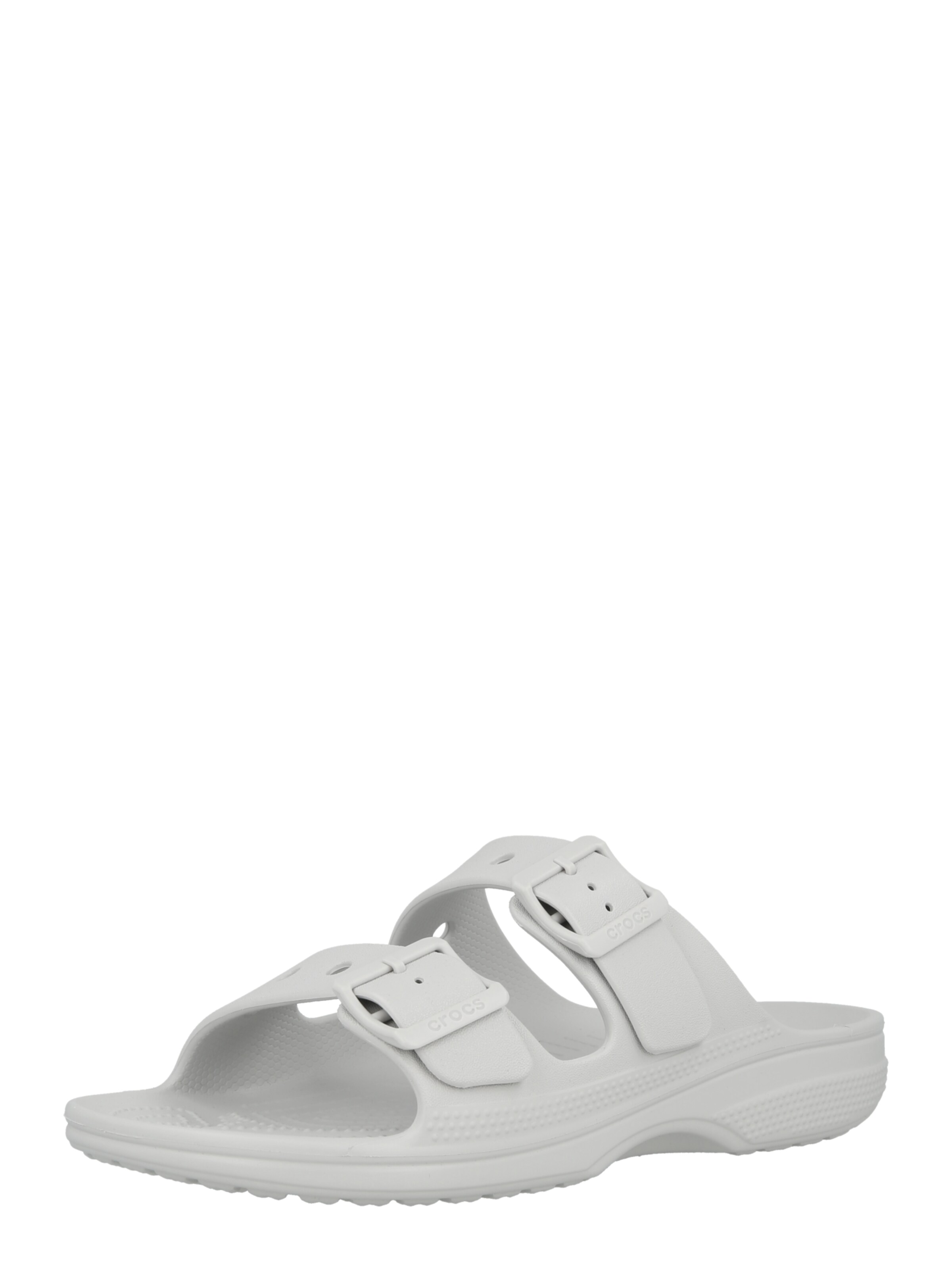 pelēks Crocs Ādas čības 'Saturday': no priekšpuses