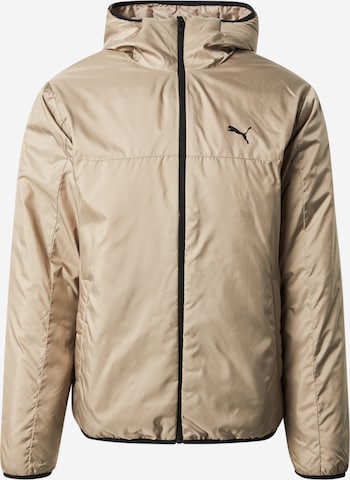 Veste de sport 'ESS' PUMA en marron : devant