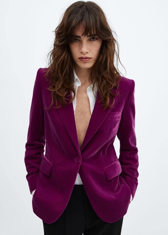 MANGO Blazer 'Combi' in Lila: predná strana