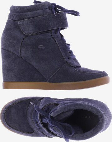 LACOSTE Dress Boots in 38 in Blue: front