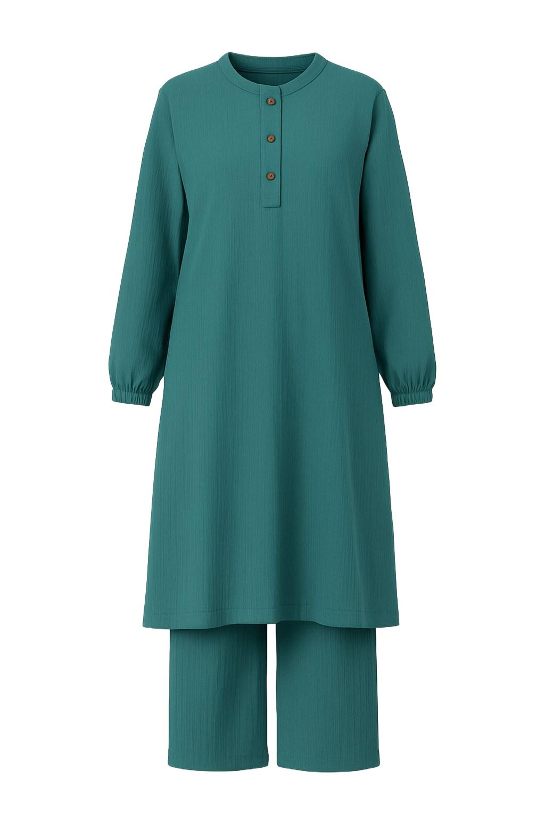 Pantalons de tailleur MODAMIHRAM en vert : devant