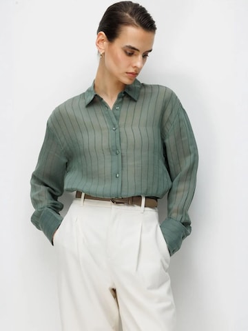 MixRay Bluse in Grün