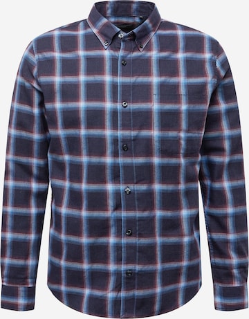 Coupe regular Chemise 'Trostol' Matinique en bleu : devant