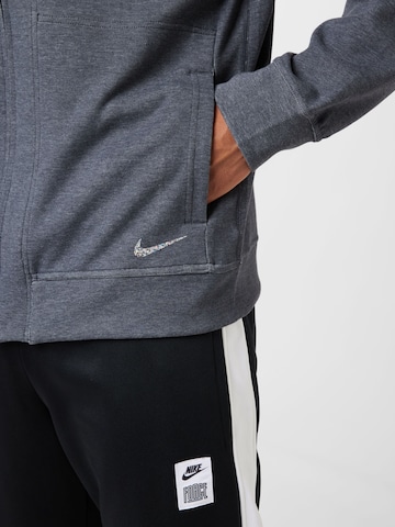 NIKE Sportovní mikina – modrá