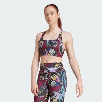 Bustier Soutien-gorge de sport 'Adidas X Farm' ADIDAS PERFORMANCE en violet : devant