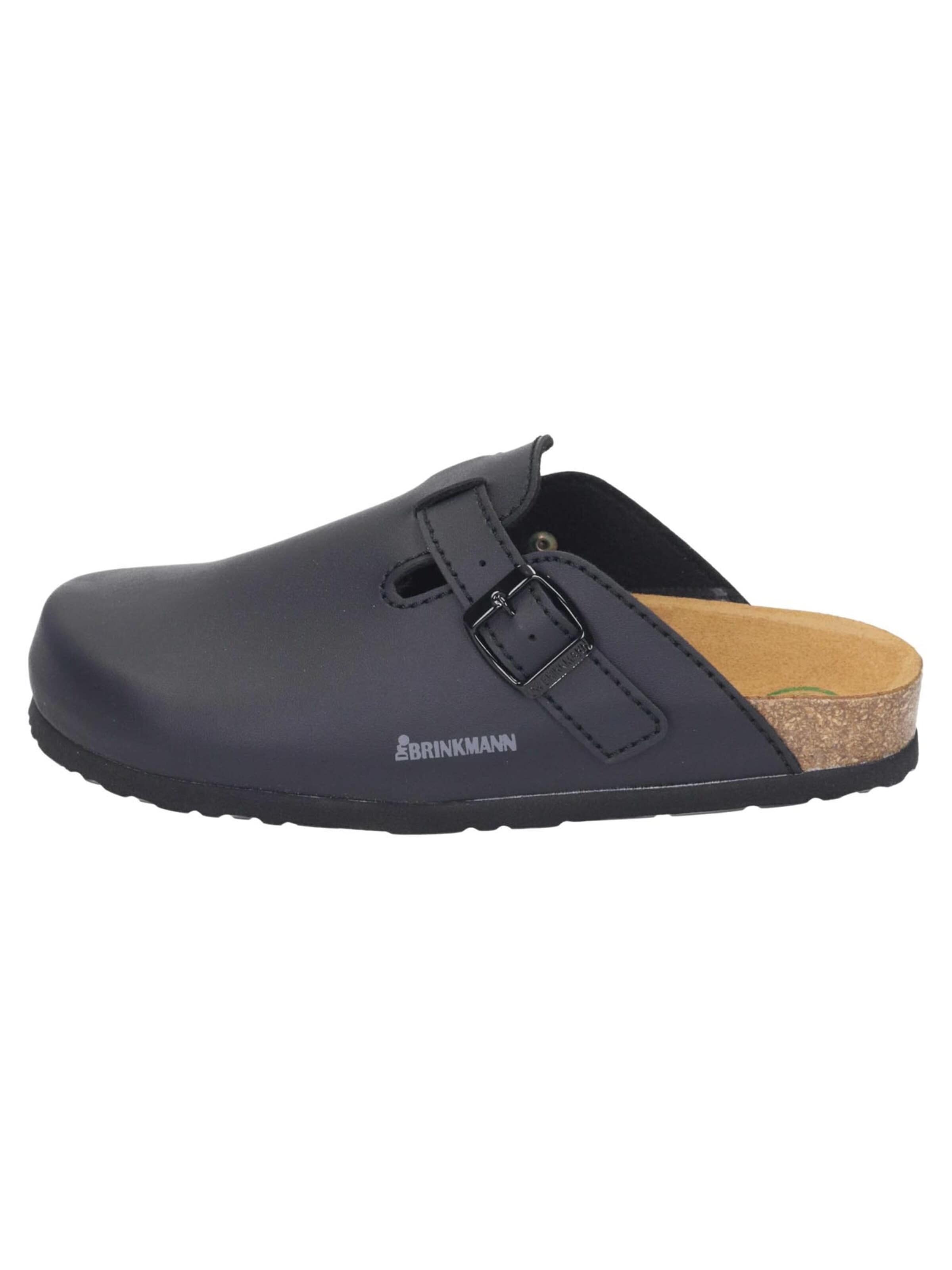 DR. BRINKMANN Clogs 'Nerpio'‌‌‌‌‌ in Schwarz: Vorderseite