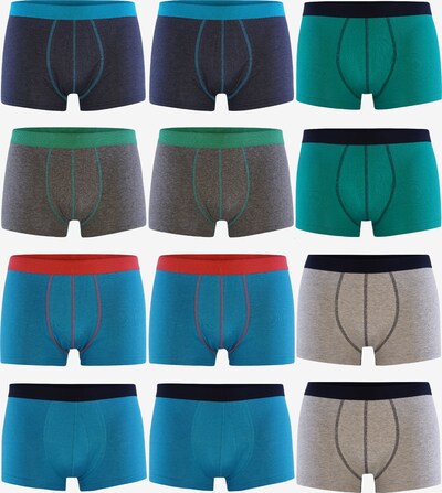 MG-1 Boxershorts ' 12-Pack Jersey ' in de kleur Blauw / Grijs / Gemengde kleuren, Productweergave