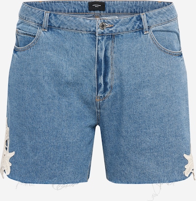 Vero Moda Curve Jeans 'Nineteen' i blå denim / vit, Produktvy