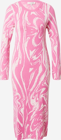 A-VIEW Плетена рокля 'Kira' в розово: отпред