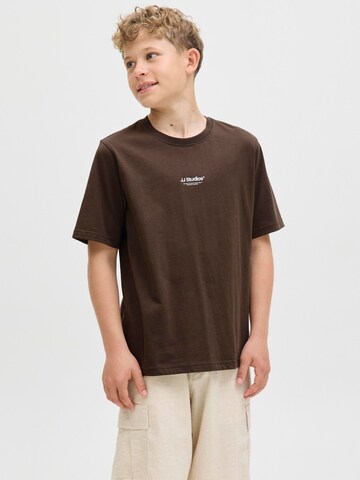 Jack & Jones Junior Shirts i brun: forside