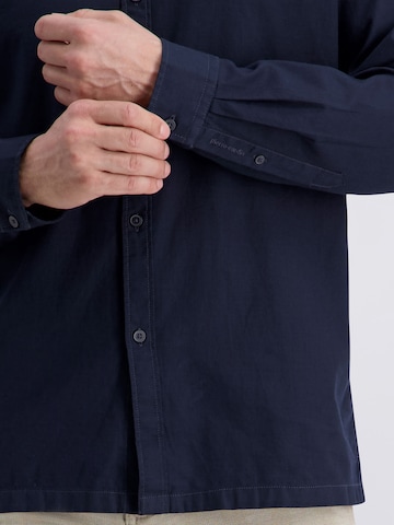 PIERRE CARDIN Regular fit Button Up Shirt in Blue